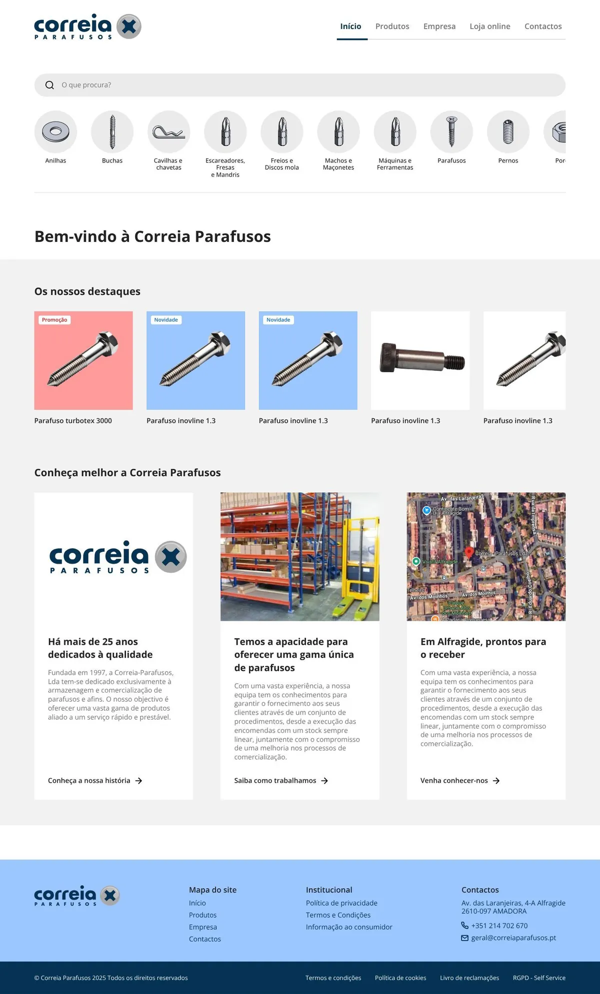 Correia Parafusos
